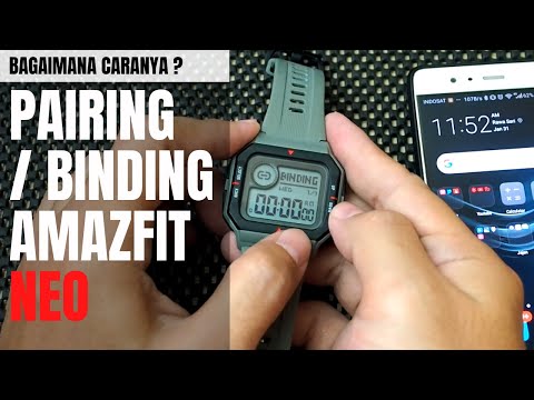 Beginilah Cara Pairing / Binding / Koneksi Amazfit Neo ke Smartphone Android