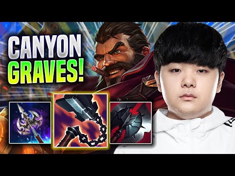 CANYON IS A BEAST WITH GRAVES! - DK Canyon Plays Graves JUNGLE vs Sylas! | Preseason 2023
