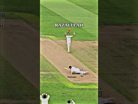 Razaullah Bowling With Fire On His Debut #shorts #cricket #babarazam #shaheenafridi
