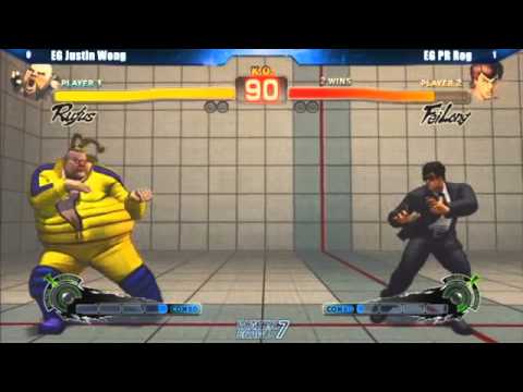EG| Justin Wong (Rufus) vs EG| PR Balrog (Fei Long/Balrog) Winter Brawl 7 AE 2012 Top 8