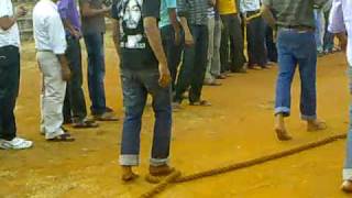 tug of war G section boys 1