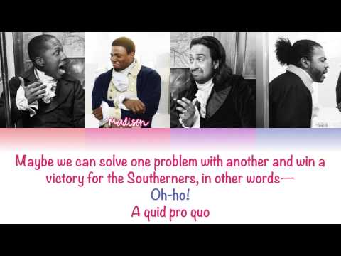 2-5. The Room Where It Happens (Hamilton) - Color Coded Lyrics