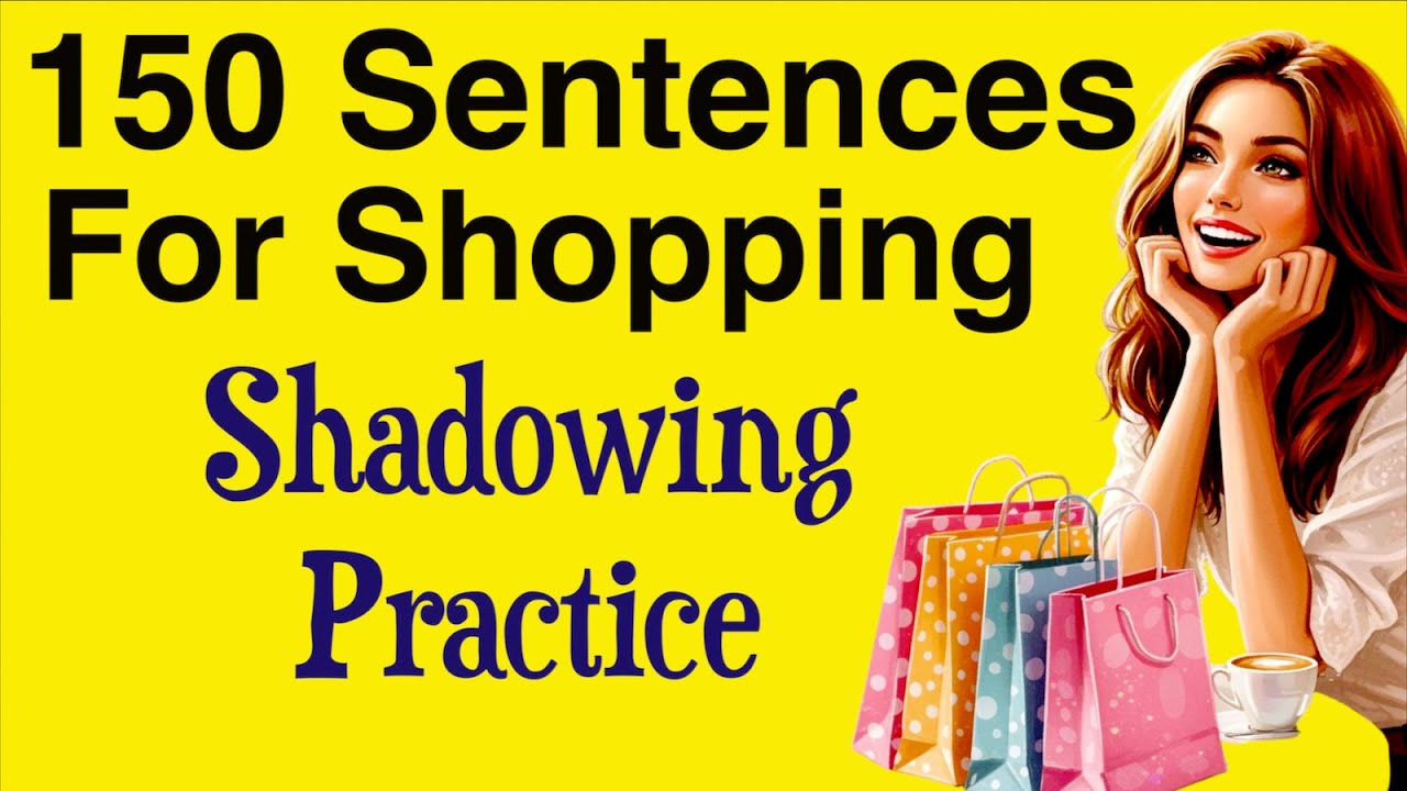 150 Essential English Sentences for Real-Life Shopping Situations | Beginner to Intermediate (A2–B1)