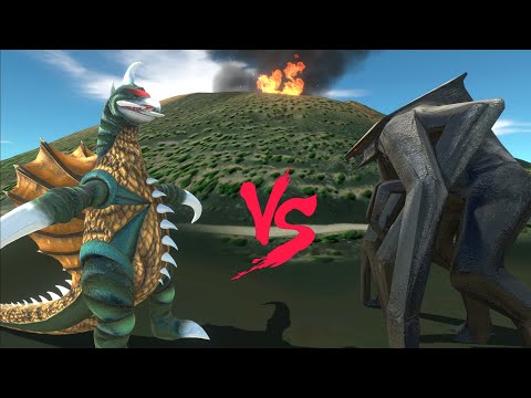 MUTO FEMALE VS GIGAN 197X - Animal Revolt Battle Simulator