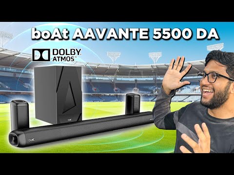 This Soundbar Takes you to STADIUM ! (boAt Aavante bar 5500DA Review)