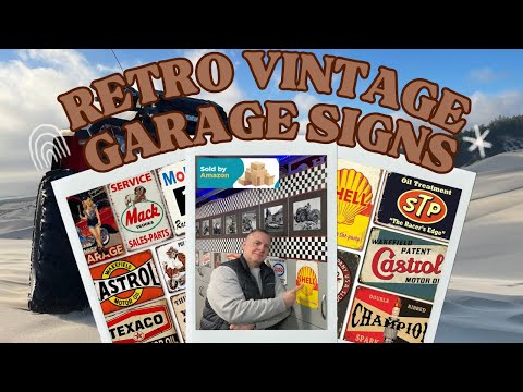 Retro Vintage Garage Signs