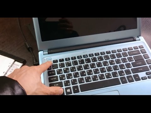 Как зайти в BIOS ноутбука Acer v5-471g 371g 571g