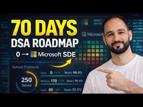 70 Days DSA Roadmap I Used to Crack Microsoft Coding Interview