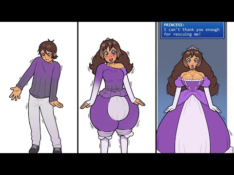 He Became the Princess?! | TG TF Comic Dub 180
