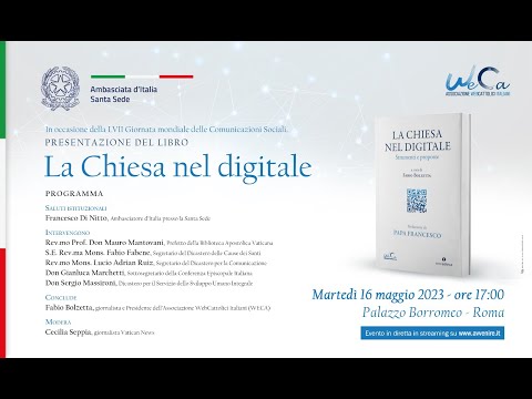 La Chiesa nel digitale: la diretta della presentazione La Chiesa nel digitale: la diretta della presentazione