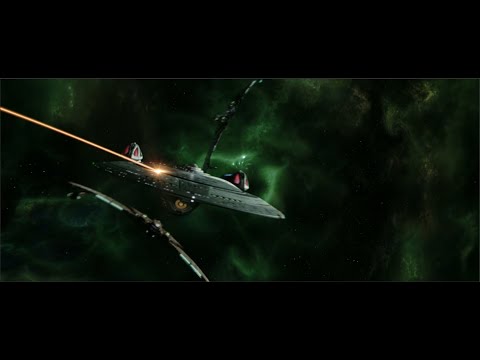 The USS Enterprise E battles the Scimitar HD 4k