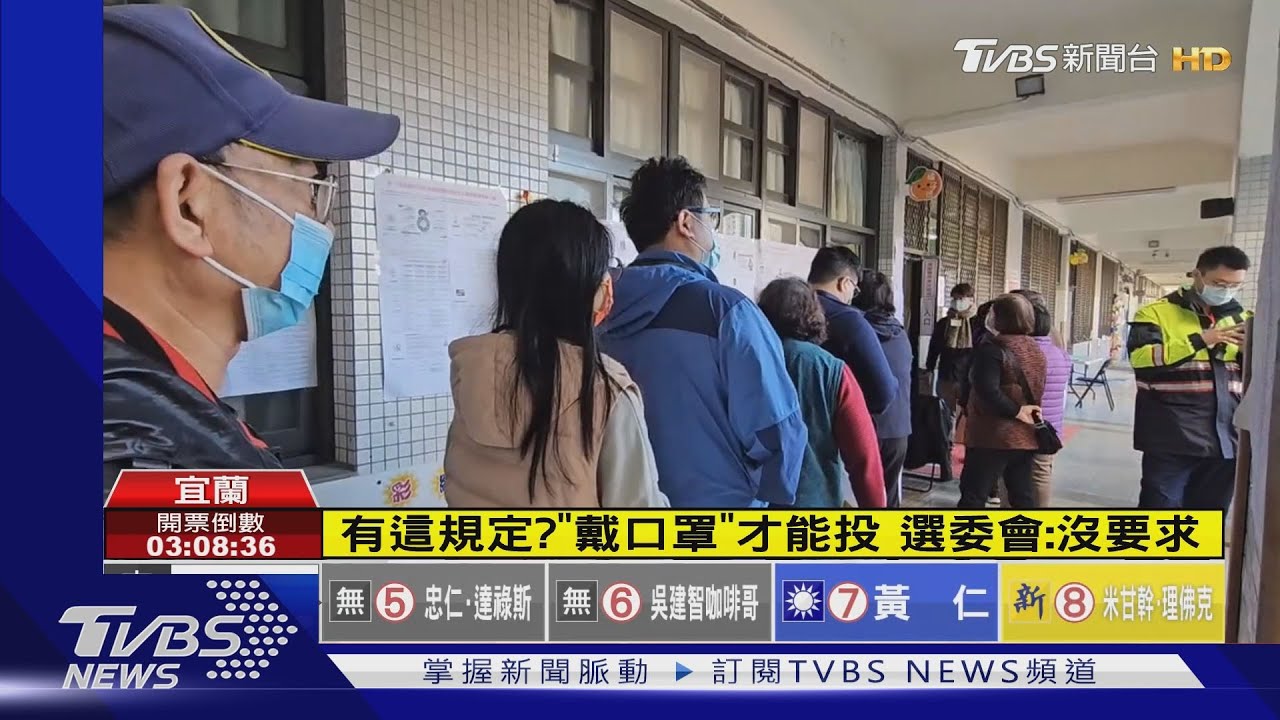 有這規定?「戴口罩」才能投 選委會:沒要求