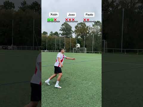 VOLEAS de EFECTO IMPOSIBLE vs PAOLO vs JOAO ⚽ 🔥 #shorts #futbol