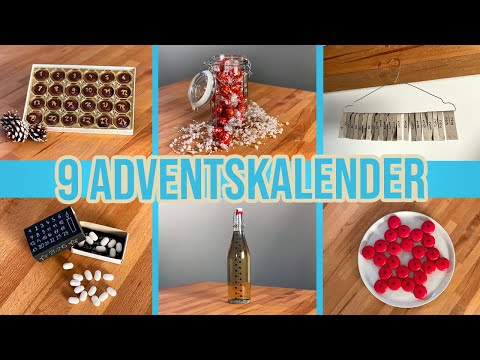 9 einfache Adventskalender Ideen zum selber machen