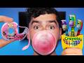 Do School Supplies Cause Cavities   ASMR Edible DIY