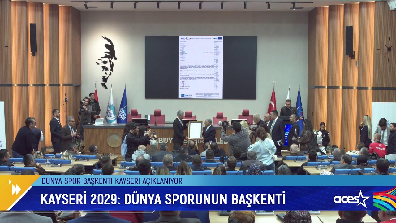 DÜNYA SPOR BAŞKENTİ BASIN BİLGİLENDİRME TOPLANTISI