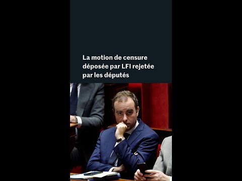 La motion de censure déposée par LFI rejetée à 18 voix près