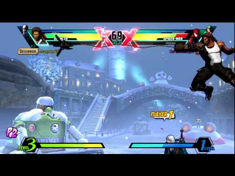 Ultimate Marvel vs Capcom 3 (PS3) -- Non-Ranked Matches 282 - Too Close of a Game