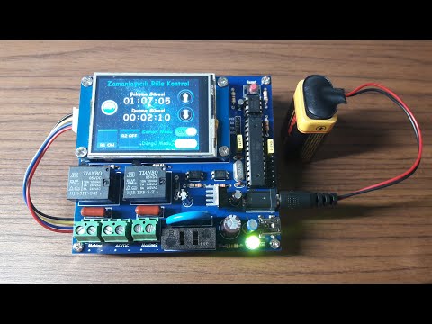 Time Setting Relay Control Circuit with Nextion Display