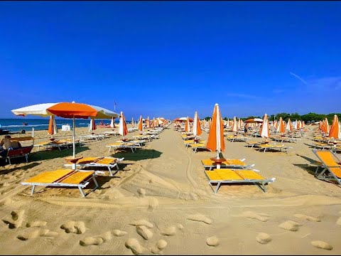 Bibione Beach, Luna Park, Hotel Alemagna 08/2023