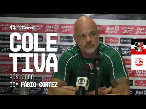 TV Coral - Coletiva pós-jogo com Fábio Cortez - Santa Cruz 0x1 Náutico - Semifinal - PE 2026