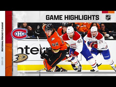 Canadiens @ Ducks 10/31/21 | NHL Highlights
