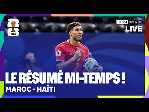 LIVE – Le résumé de la première mi-temps folle entre le Maroc et Haïti !