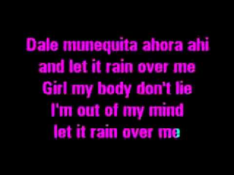 Karaoke Marc Anthony Feat Pitbull - Rain Over Me