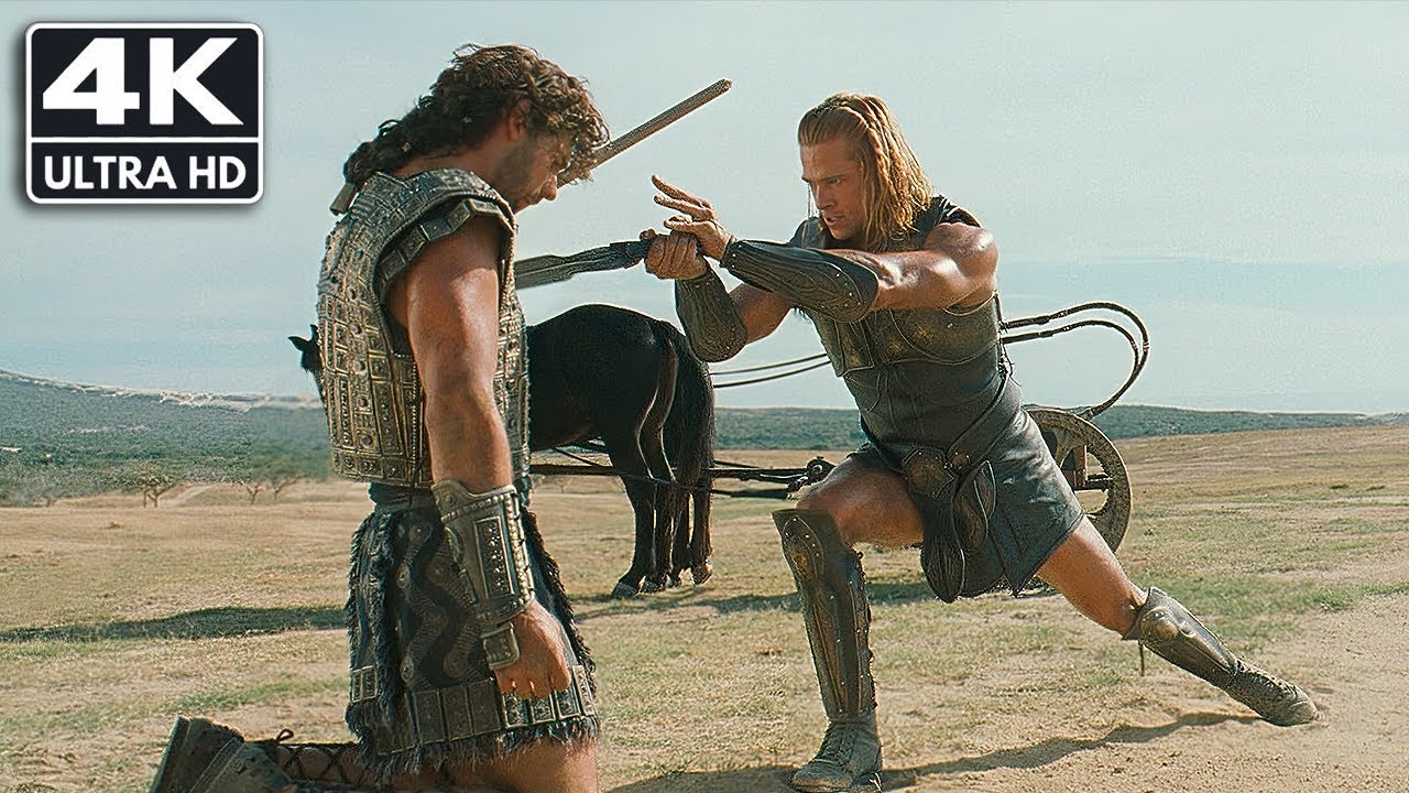 Troy (2004) Hector vs Achilles 4K