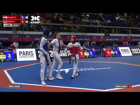 112 R32 W  49kg CRO DUVANCIC B  POR ZRIHEN M | Paris 2022 World Taekwondo Grand-Prix (Levallois)