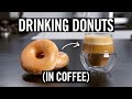 Drinking Donuts In Coffee
