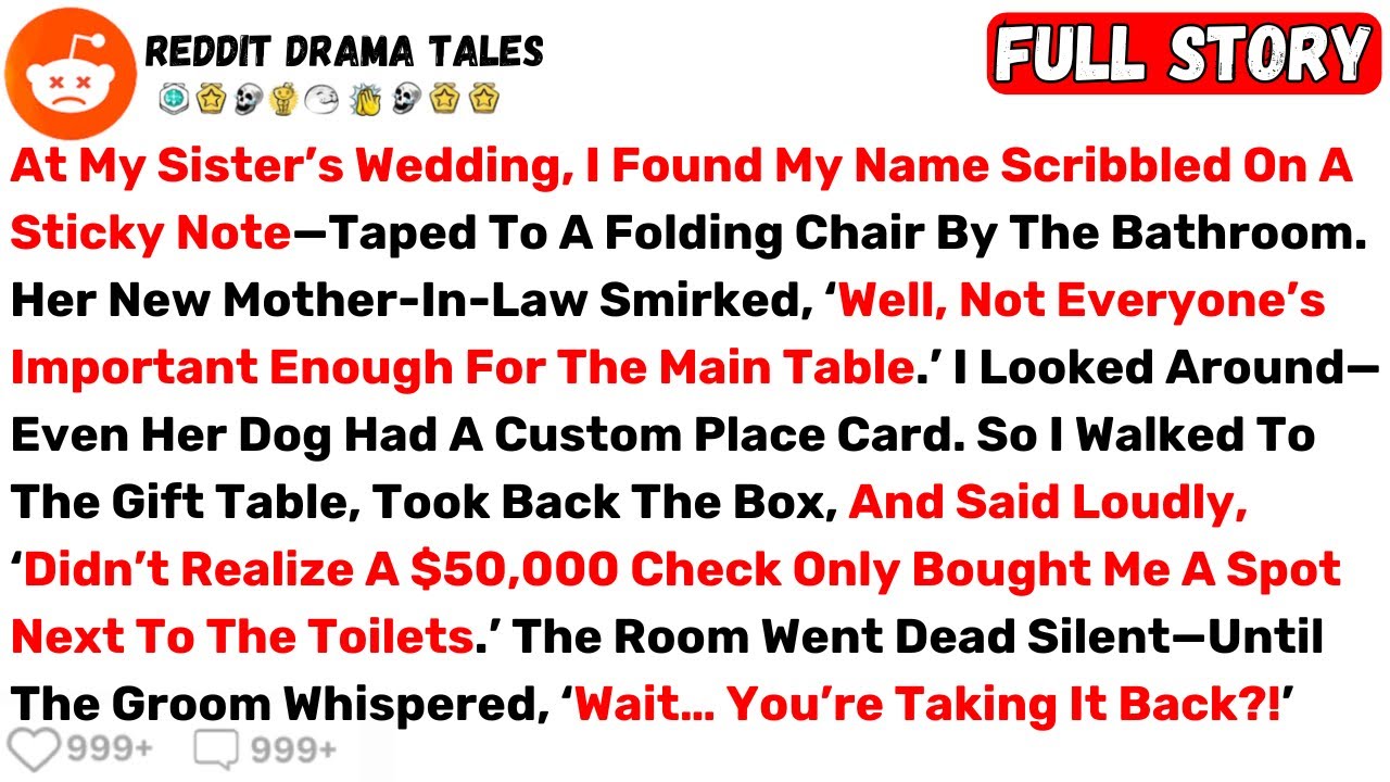 At My Sister’s Wedding, I Found My Name Scribbled On A Sticky Note—Taped... - Best Reddit Stories