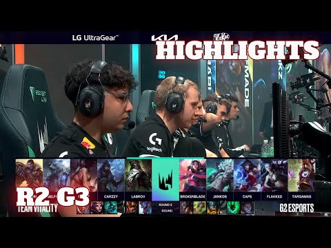 G2 vs VIT - Game 3 Highlights | Round 2 LEC 2022 Spring Playoffs | G2 Esports vs Vitality G3