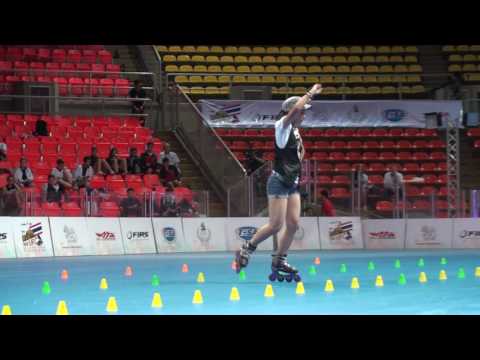 2016 WIFC Classic Slalom Junior Women 5th Place Chiu Yin Hsuan 邱映瑄 (TWN)