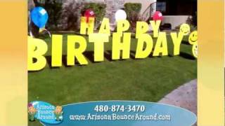 Birthday party yard signs for rent in Phoenix AZ