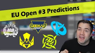 RLCS EU Open 3 Predictions: Who's Going to Boston?