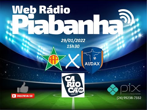 PORTUGUESA X AUDAX RIO - NARRAÇÃO AO VIVO - CAMPEONATO CARIOCA - 29/01/2022