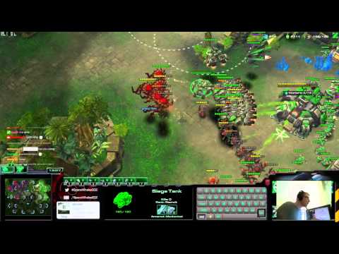 SC2 LotV GM Tournament Match - TvZ / Ruins of Seras / Sky Terran w/ Nukes