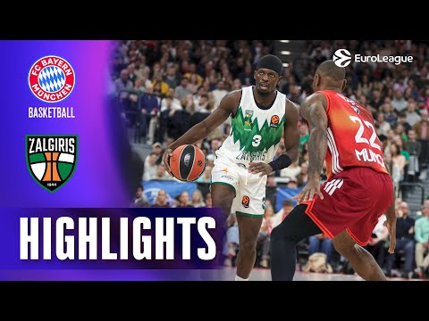 Unbeaten KAUNAS Erupts | Bayern - Zalgiris | R3 BASKETBALL HIGHLIGHTS 2025-26