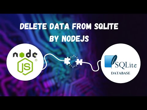 Delete Data From Sqlite With Nodejs Data Deleting From Sqlite Sqlite3