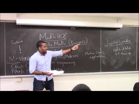 Math 1108-R17 Lecture 0 - Class Intro