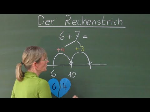 Rechenstrich bis 20 mit verliebten Zahlen | MatheAberKlar | Erklärvideo | 1. und 2. Klasse