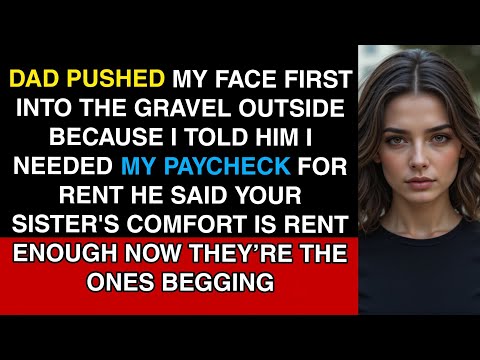 Dad Pushed My Face First Into The Gravel Outside Because I Told Him I Needed My Paycheck For Rent