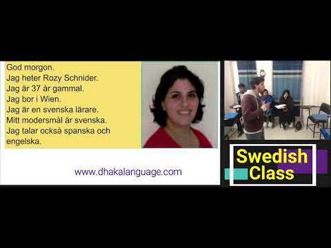 Swedish class video 4 at Shield Language Academy