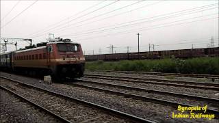 preview picture of video 'INDIAN RAILWAYS: ITARSI WAP-4 ON A RAMPAGE WITH AMBIKAPUR/CHIRMIRI - DURG PASSENGER AT BHILAI.'