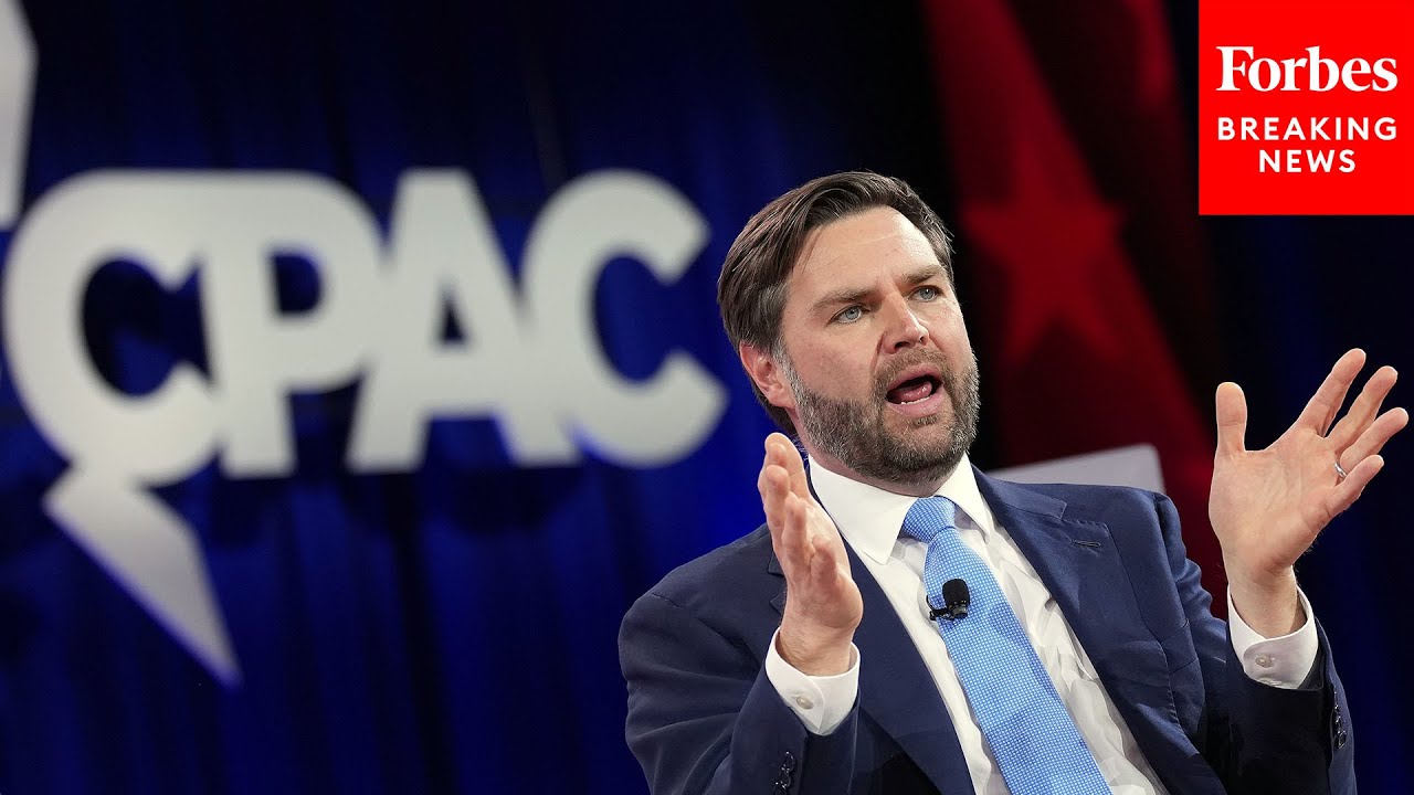 BREAKING NEWS: JD Vance Speaks At CPAC After First Full Month Of Trump-Vance Administration