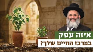 איזה עסק במרכז החיים שלך? | רגע של אור עם מו"ר הרב ישראל אברג'ל שליט"א.