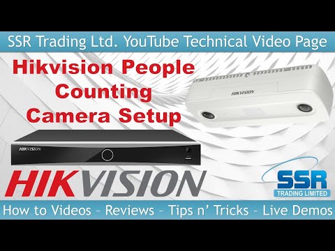 Hikvision People Counting IP PoE Camera Setup + Add to AcuSense NVR & DVR DS-2CD6825G0/C-IS