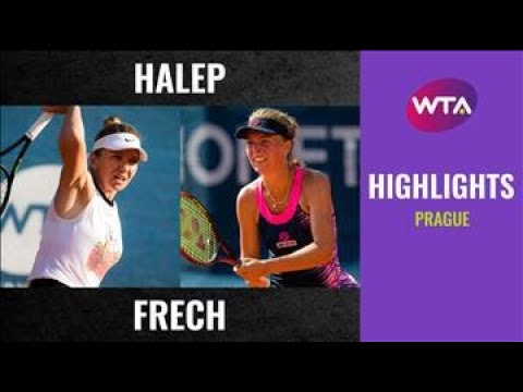 Simona Halep vs. Magdalena Frech | 2020 Prague Quarterfinal | WTA Highlights