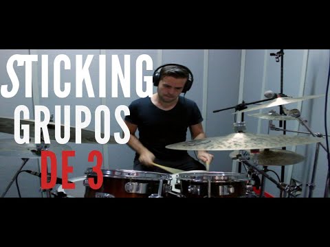 STICKING PATTERNS de 3 - Clases de Batería